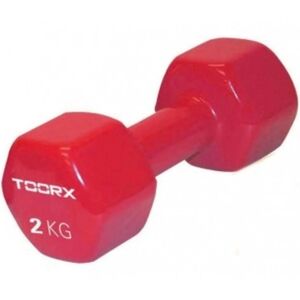 Гантель для фітнесу Toorx Vinyl, 2 кг, Вага, кг: 2, Колір виробника: Red