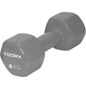 Гантель для фітнесу Toorx Vinyl, 4 кг, Вага, кг: 4, Колір виробника: Grey