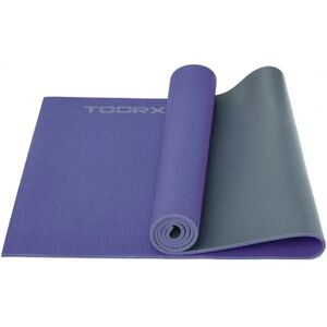 Килимок спортивний Toorx Yoga PVC (Viola/Antracite), 173х60х0,6 см, Колір виробника: Viola/Antracite