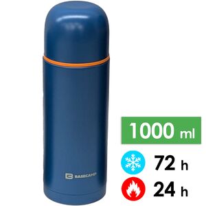 Термос для чаю/кави BaseCamp Vacuum Thermos (Blue) на 1 л, Об'єм: 1000, Колір: Blue