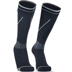 Спортивні водонепроникні шкарпетки Dexshell Longlite Socks 2.0 (Jet Black Grey), Колір: Jet Black Grey, Розмір: S (EU 36-38)