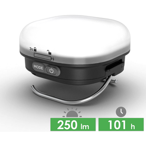 Кемпінговий ліхтар на батарейках Silva Glow (Black), Колір корпусу: Black