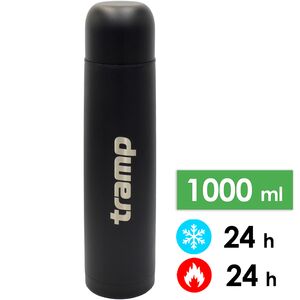 Термос Tramp Basic UTRC-105 (Black) на 1 л, Об'єм: 1000, Колір: Black