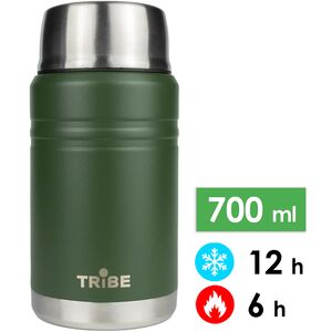 Термос для їжі з ложкою Tribe Food Jar (Olive) на 700 мл, Об'єм: 700, Колір: Olive