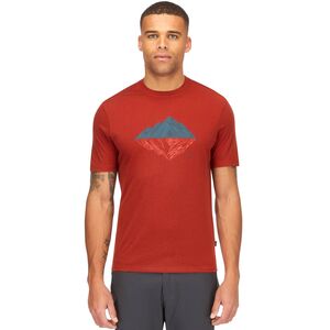 Футболка чоловіча Rab Crimp Reflection (Tuscan Red), Колір виробника: Tuscan Red, Розмір: M