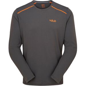 Лонгслів чоловічий Rab Force (Graphene), Колір виробника: Graphene, Розмір: L