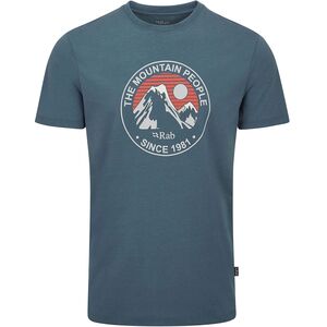 Футболка чоловіча Rab Stance Alpine Peak (Orion Blue), Колір виробника: Orion Blue, Розмір: L