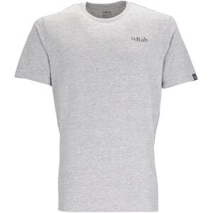 Футболка чоловіча Rab Stance Mountain Peak (Grey Marl), Колір виробника: Grey Marl, Розмір: L