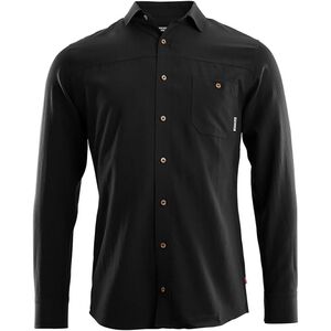 Сорочка чоловіча Aclima LeisureWool 160 Woolshirt (123/Jet Black), Колір виробника: 123/Jet Black, Розмір: M