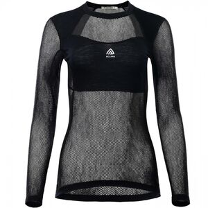 Термокофта жіноча Aclima WoolNet Light Crewneck (123/Jet Black), Колір виробника: 123/Jet Black, Розмір виробника: M
