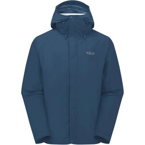 Штормівка чоловіча Rab Downpour Jacket (Tempest Blue), Колір виробника: Tempest Blue, Розмір: XXL