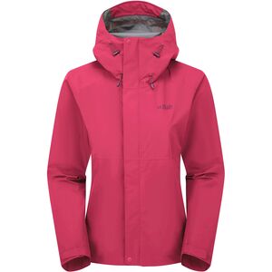 Штормівка жіноча Rab Downpour Jacket (Watermelon), Колір виробника: Watermelon, Розмір: S