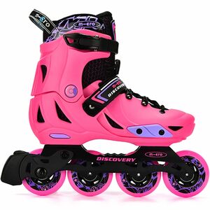 Дитячі роликові ковзани Micro Discovery (Pink), інлайн, Колір виробника: Pink, Розмір виробника: 29-32