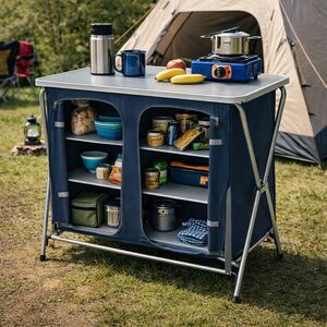 Розкладний стіл-кухня з шафкою Pinguin Kitchen XL - 110x54x90 см