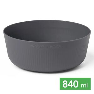 Туристична миска Sea to Summit Camp (Charcoal) на 840 мл, харчовий пластик, Об'єм: 840, Колір виробника: Charcoal