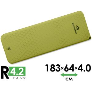 Самонадувний каремат Sea to Summit Camp - Rectangular Regular Wide, Товщина: 4, Тип розміру: Rectangular Regular Wide, Колір виробника: Woodbine