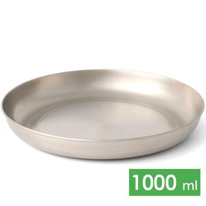 Туристична тарілка Sea to Summit Detour (Beluga Black) на 1000 мл, нержавіюча сталь, Об'єм: 1000, Колір виробника: Beluga Black