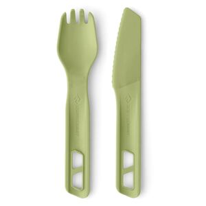 Туристичний набір пластикових столових приборів Sea to Summit Horizon - 2 предмети (Tarragon): ложка-виделка, ніж, Колір виробника: Tarragon