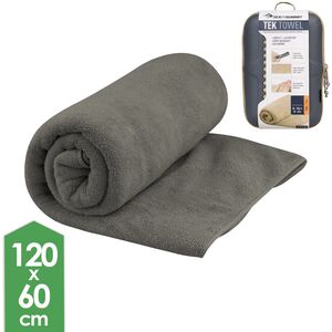 Швидкосохнучий рушник з мікрофібри з чохлом Sea to Summit Tek Towel - L (Beluga), 120x60 см, Тип розміру: L, Колір: Beluga