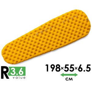 Надувний каремат Sea to Summit Ultralight XR Insulated - Large: з мішком-насосом, Товщина: 6,5, Тип розміру: Large, Колір виробника: Arrowwood