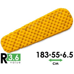 Надувний каремат Sea to Summit Ultralight XR Insulated - Regular: з мішком-насосом, Товщина: 6,5, Тип розміру: Regular, Колір виробника: Arrowwood