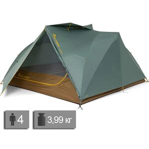 4-місний намет Sea to Summit Ikos Evo TR4: двошаровий, 3-сезонний, Кількість місць: 4, Колір: Laurel Wreath