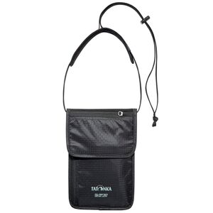 Туристичний натільний гаманець на шию з захистом для карток Tatonka Skin Neck Pouch RFID B (Black), Колір виробника: Black