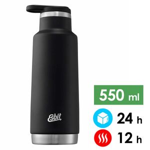 Термопляшка Esbit Pictor (Black) на 550 мл, Об'єм: 550, Колір виробника: Black