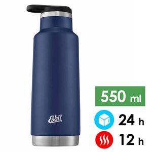 Термопляшка Esbit Pictor (Water Blue) на 550 мл, Об'єм: 550, Колір виробника: Water Blue