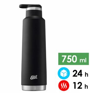 Термопляшка Esbit Pictor (Black) на 750 мл, Об'єм: 750, Колір виробника: Black
