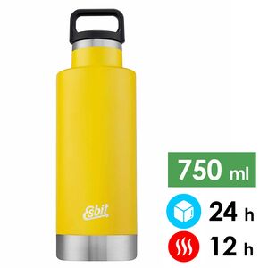 Термопляшка Esbit Sculptor (Sunshine Yellow) на 750 мл, Об'єм: 750, Колір виробника: Sunshine Yellow