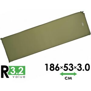 Самонадувний каремат Tribe Ranger 3 см (Olive), Товщина: 3, Колір виробника: Olive
