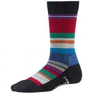 Шкарпетки жіночі SmartWool Saturnsphere - SW725 (857/Black Multi Stripe), Колір: 857/Black Multi Stripe, Розмір: S (EU 34-37)