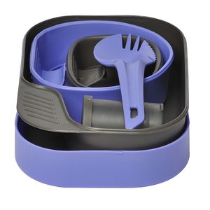 Туристичний набір столового посуду Wildo Camp-A-Box - Complete (Blueberry) на 1 особу, харчовий пластик, Тип комплекту: Complete, Колір: Blueberry