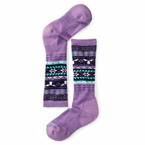 Трекінгові шкарпетки дитячі SmartWool Wintersport Fairisle Moose - 15012 (703/Lilac), Колір: 703/Lilac, Розмір: S (EU 26-28)