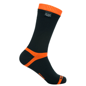Трекінгові водонепроникні шкарпетки DexShell Hytherm Pro (Black/Orange), Колір: Black/Orange, Розмір: S