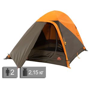 2-місний намет Kelty Grand Mesa 2: двошаровий, Кількість місць: 2, Колір: Orange/Dark Grey