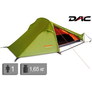 1-місний ультралегкий намет Pinguin Echo 1 DAC: двошаровий, Кількість місць: 1, Колір: Green