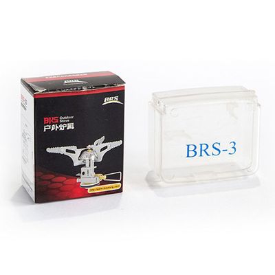 Туристичний газовий пальник-насадка з п'єзопідпалом та вітрозахистом BRS-3 під різьбовий балон, зображення 3