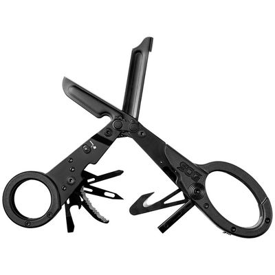 Мультитул-ножиці з чохлом SOG ParaShears (Black) - 13 функцій, Колір рукоятки: Black, Колір інструментів: Black