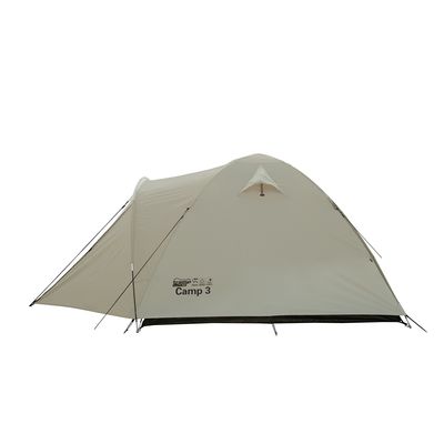 3-місний намет Tramp Camp 3 (Sand): двошаровий, з тамбуром, Кількість місць: 3, Колір: Sand/Black, зображення 5