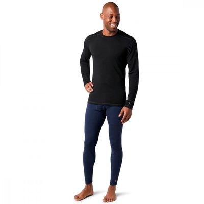Термокофта чоловіча SmartWool Classic Termal Merino 250 Baselayer Crew - SW016350 (001/Black), Колір виробника: Black, Розмір виробника: L, зображення 2