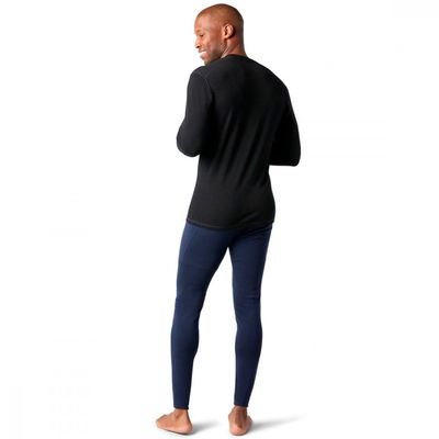 Термокофта чоловіча SmartWool Classic Termal Merino 250 Baselayer Crew - SW016350 (001/Black), Колір виробника: Black, Розмір виробника: L, зображення 3