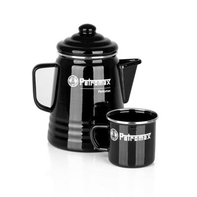 Туристична кавоварка-перколятор Petromax Tea and Coffee (Black), 1,3 л, Об'єм: 1,3, Колір виробника: Black, зображення 4