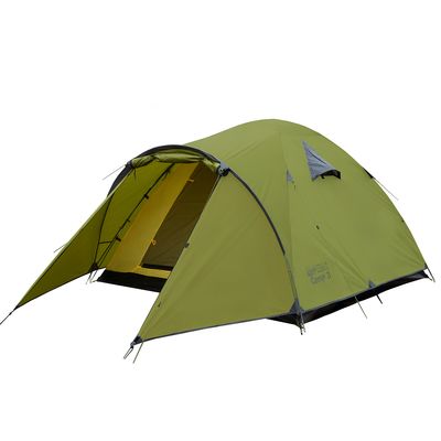 3-місний намет Tramp Camp 3 (Olive): двошаровий, з тамбуром, Кількість місць: 3, Колір: Olive, зображення 3