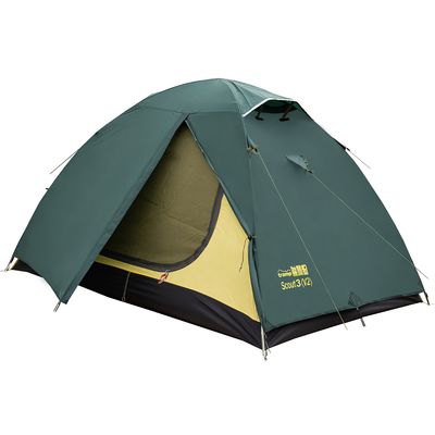 3-місний намет Tramp Scout 3 V2: двошаровий, Кількість місць: 3, Колір: Green, зображення 3