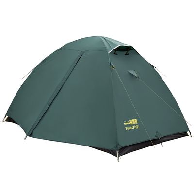 3-місний намет Tramp Scout 3 V2: двошаровий, Кількість місць: 3, Колір: Green, зображення 6