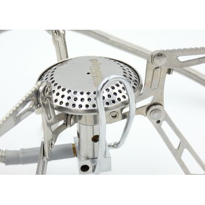 Туристичний газовий пальник зі шлангом та підігрівом Pinguin Mantis під різьбовий балон, зображення 4