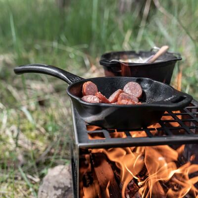 Чавунна сковорода Petromax Fire Skillet, Ø20 см (з довгою ручкою), Тип конструкції: з довгою ручкою, Діаметр верхній: 20, зображення 4