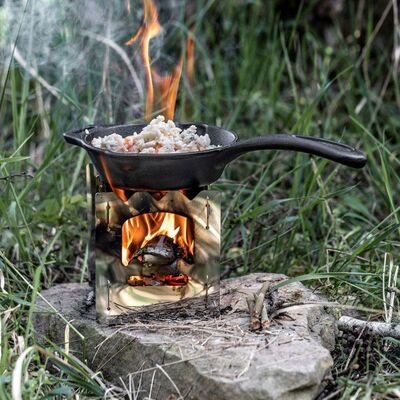 Чавунна сковорода Petromax Fire Skillet, Ø20 см (з довгою ручкою), Тип конструкції: з довгою ручкою, Діаметр верхній: 20, зображення 5